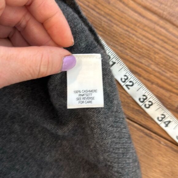 Apt. 9 100% Cashmere grey turtleneck sweater xlarge - Picture 6 of 9